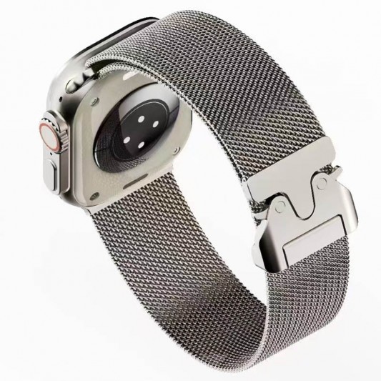 Ремешок Milanese Loop New Design для Apple Watch 42(ser.1-3)/44/45/46/49mm Starlight - изображение 2