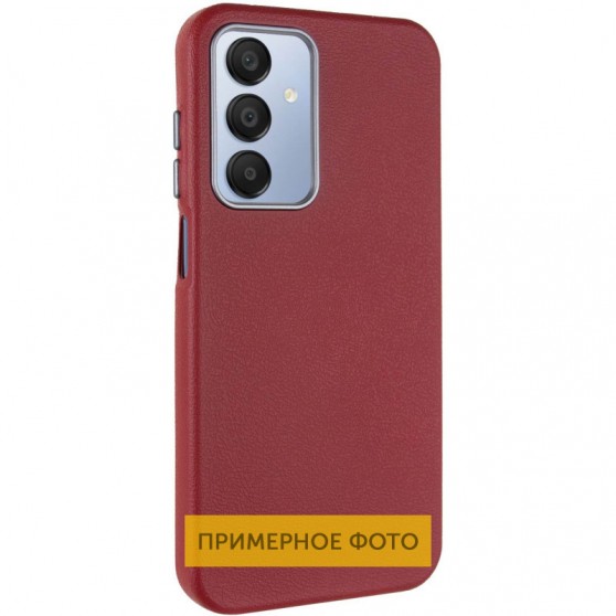 Кожаный чехол Leather Case Metal Buttons для Xiaomi Redmi 9C Red