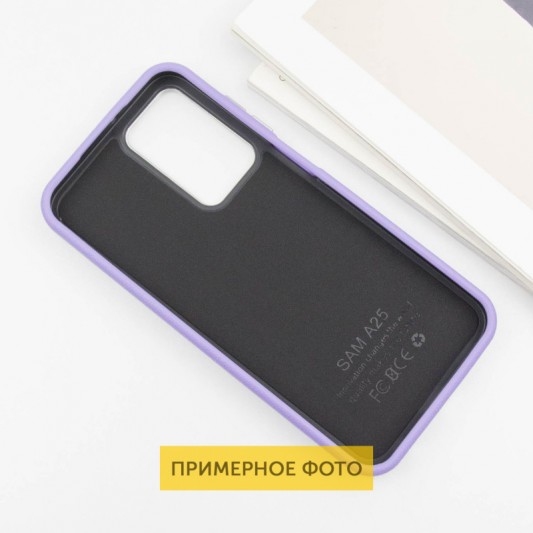 Кожаный чехол Leather Case Metal Buttons для Xiaomi Redmi 9C Light Purple - изображение 3