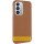Кожаный чехол Leather Case Metal Buttons для Xiaomi Redmi 9C Brown