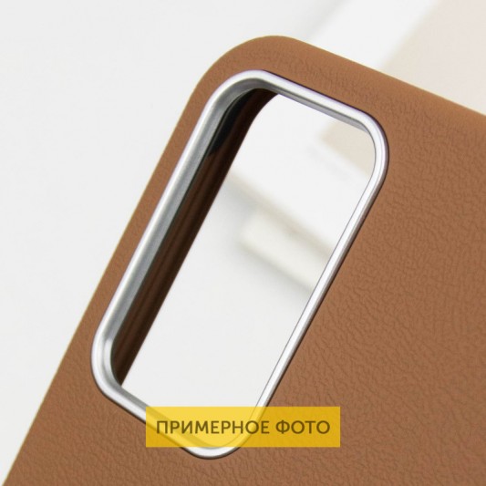 Кожаный чехол Leather Case Metal Buttons для Xiaomi Redmi 9C Brown - изображение 5