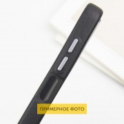 Кожаный чехол Leather Case Metal Buttons для Xiaomi Redmi 9C Black