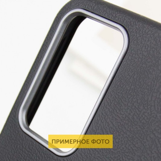 Кожаный чехол Leather Case Metal Buttons для Xiaomi Redmi 9C Black - изображение 5