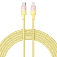 Дата кабель Baseus Discolor Series Fast Charging Type-C to Lightning 20W (1m) (P10374901) Custard Yellow