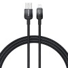 Дата кабель Baseus Discolor Series Fast Charging USB to Lightning 2.4A (1m) (P10374900) Cluster Black