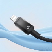 Дата кабель Baseus Discolor Series Fast Charging USB to Lightning 2.4A (1m) (P10374900) Cluster Black