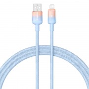 Дата кабель Baseus Discolor Series Fast Charging USB to Lightning 2.4A (1m) (P10374900) Galaxy Blue