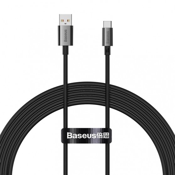 Дата кабель Baseus Superior Series Fast Charging USB to Type-C 100W (1m) (P10320102) Moon White