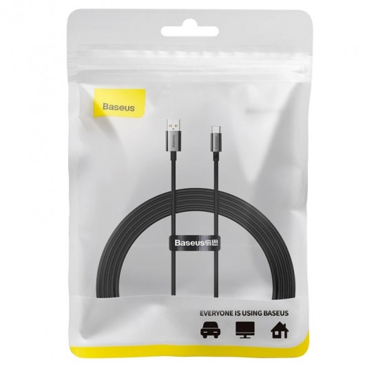Дата кабель Baseus Superior Series Fast Charging USB to Type-C 100W (1m) (P10320102) Moon White - зображення 4 