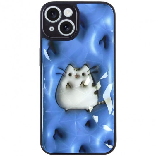 TPU+PC чохол Prisma Fluffie для Apple iPhone 14 (6.1") Pusheen - зображення 1 