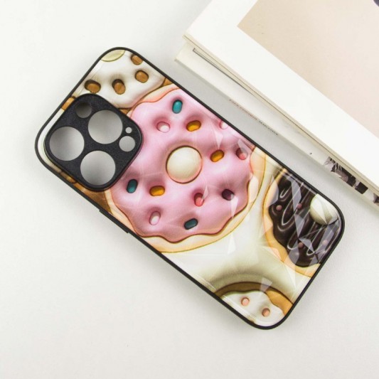 TPU+PC чохол Prisma Fluffie для Apple iPhone 15 Pro Max (6.7") Donut - зображення 2 
