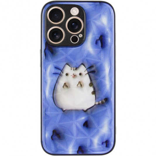 TPU+PC чохол Prisma Fluffie для Apple iPhone 15 Pro Max (6.7") Pusheen - зображення 1 