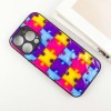 TPU+PC чохол Prisma Fluffie для Apple iPhone 15 Pro Max (6.7") Puzzle