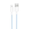 Дата кабель Borofone BX117 Source USB to Lightning 2.4A (1m) Blue