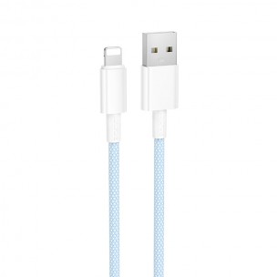 Дата кабель Borofone BX117 Source USB to Lightning 2.4A (1m) Blue Дата кабель Borofone BX117 Source USB to Lightning 2.4A (1m) Blue
