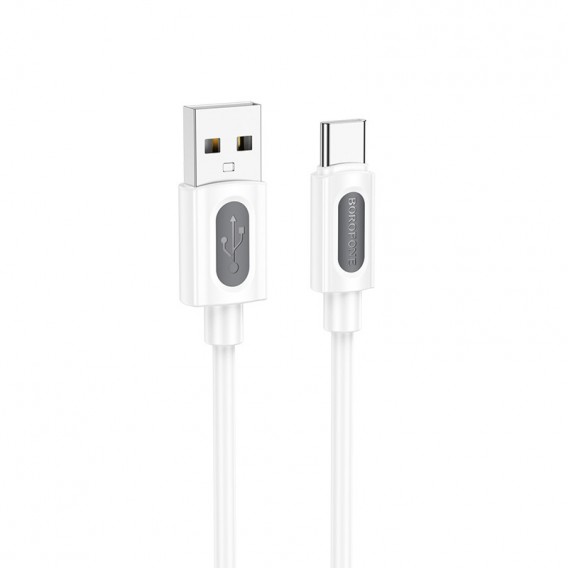 Дата кабель Borofone BX114 Structure USB to Type-C 3A (1m) White