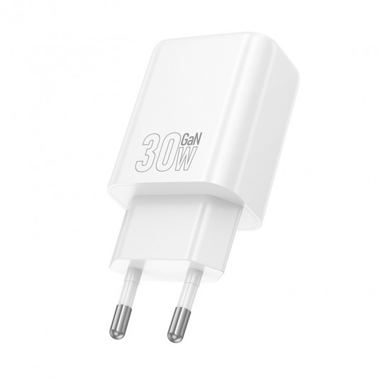 СЗУ Hoco N63 Gentle PD30W+QC3.0 (1USB-A/1C) White - изображение 2