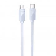 Дата кабель Hoco X114 Energy Type-C to Type-C 60W (1m) Blue