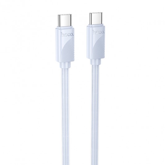 Дата кабель Hoco X114 Energy Type-C to Type-C 60W (1m) Blue