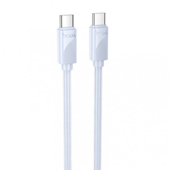 Дата кабель Hoco X114 Energy Type-C to Type-C 60W (1m) Blue
