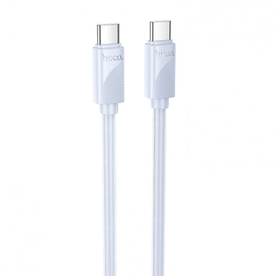 Дата кабель Hoco X114 Energy Type-C to Type-C 60W (1m) Blue
