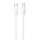 Дата кабель Hoco X114 Energy Type-C to Type-C 60W (1m) White