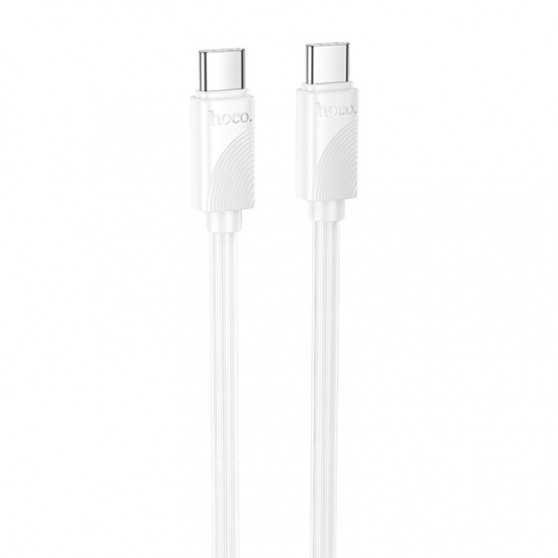 Дата кабель Hoco X114 Energy Type-C to Type-C 60W (1m) White