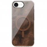 Чехол TPU Shiny Mountain (MagFit) для Apple iPhone 16e / 17e (6.1 дюйма) Chocolate