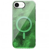 Чехол TPU Shiny Mountain (MagFit) для Apple iPhone 16e / 17e (6.1 дюйма) Green