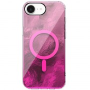 Чехол TPU Shiny Mountain (MagFit) для Apple iPhone 16e (6.1") Pink