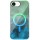 Чехол TPU Shiny Mountain (MagFit) для Apple iPhone 16e (6.1") Green / Blue