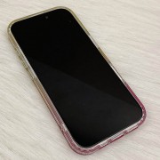 Чехол TPU Shiny Mountain (MagFit) для Apple iPhone 16e (6.1") Yellow / Pink