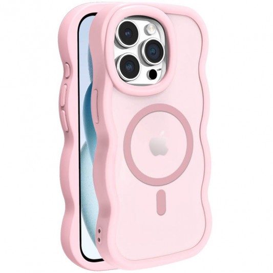 Чохол TPU+PC Undine with MagSafe для Apple iPhone 15 Pro Max (6.7") Pink