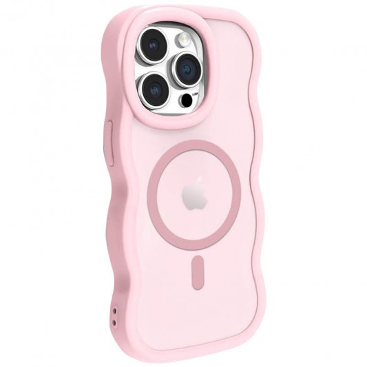 Чохол TPU+PC Undine with MagSafe для Apple iPhone 15 Pro Max (6.7") Pink - зображення 1 