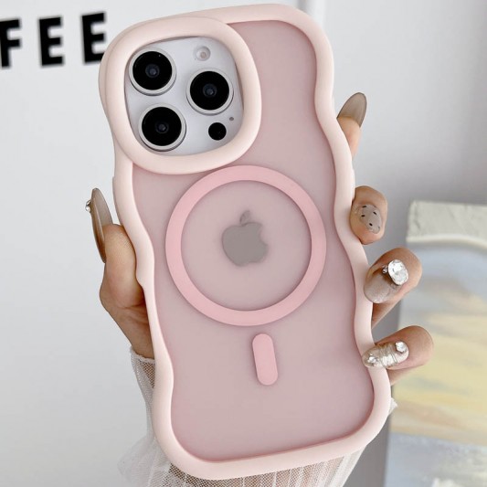 Чохол TPU+PC Undine with MagSafe для Apple iPhone 15 Pro Max (6.7") Pink - зображення 2 