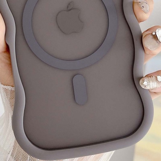 Чохол TPU+PC Undine with MagSafe для Apple iPhone 16 (6.1") Grey - зображення 1 