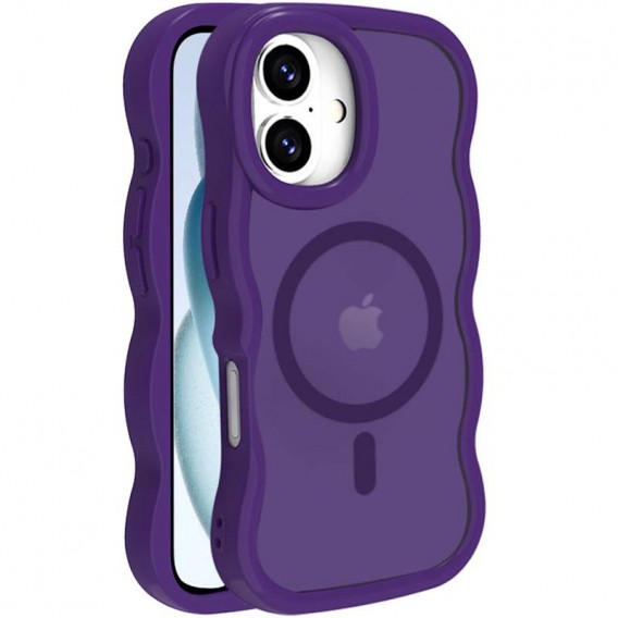 Чохол TPU+PC Undine with MagSafe для Apple iPhone 16 (6.1") Purple