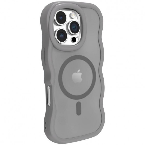 Чохол TPU+PC Undine with MagSafe для Apple iPhone 16 Pro (6.3") Grey