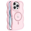 Чехол TPU+PC Undine with MagSafe для Apple iPhone 16 Pro (6.3") Pink