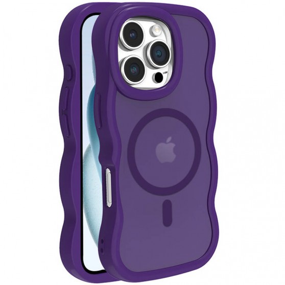 Чехол TPU+PC Undine with MagSafe для Apple iPhone 16 Pro (6.3") Purple