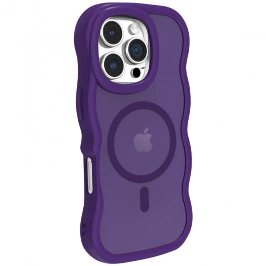 Чехол TPU+PC Undine with MagSafe для Apple iPhone 16 Pro Max (6.9") Purple - изображение 1