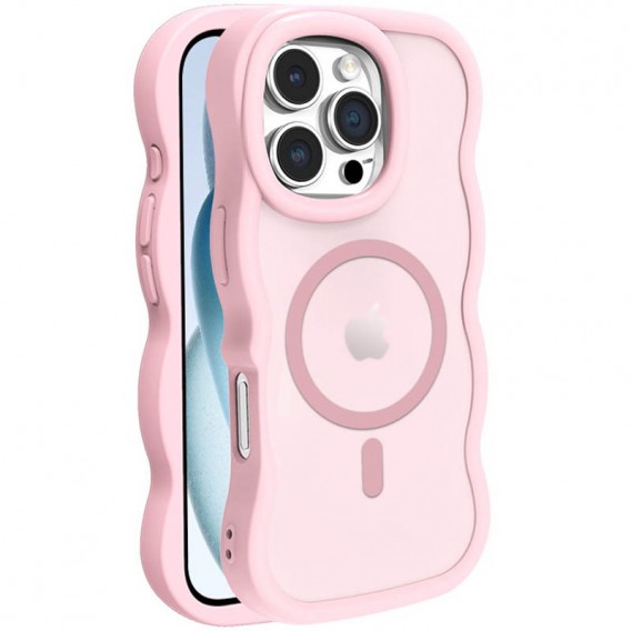 Чохол TPU+PC Undine with MagSafe для Apple iPhone 16 Pro Max (6.9") Pink