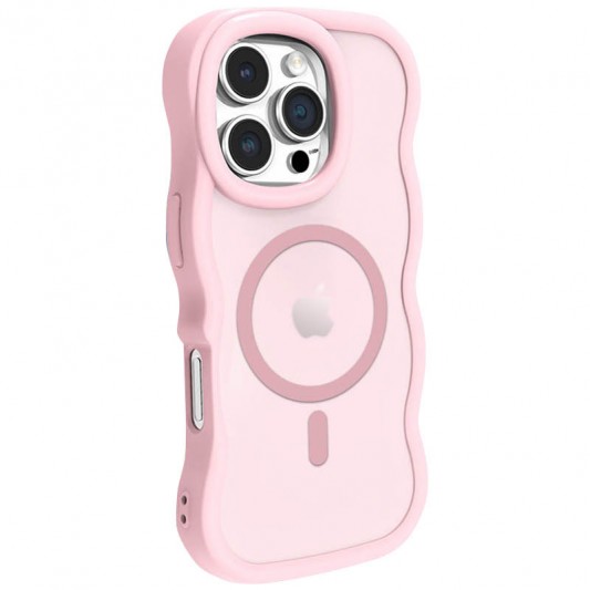 Чехол TPU+PC Undine with MagSafe для Apple iPhone 16 Pro Max (6.9") Pink - изображение 1