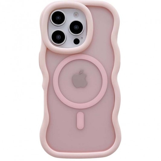 Чехол TPU+PC Undine with MagSafe для Apple iPhone 16 Pro Max (6.9") Pink - изображение 3