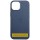 Кожаный чехол Leather Case (AAA) with MagSafe and Animation для Apple iPhone 16 (6.1") Blue