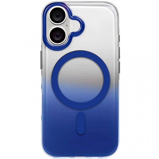 Чехол TPU+PC Phantom with MagSafe для Apple iPhone 16 (6.1") Blue