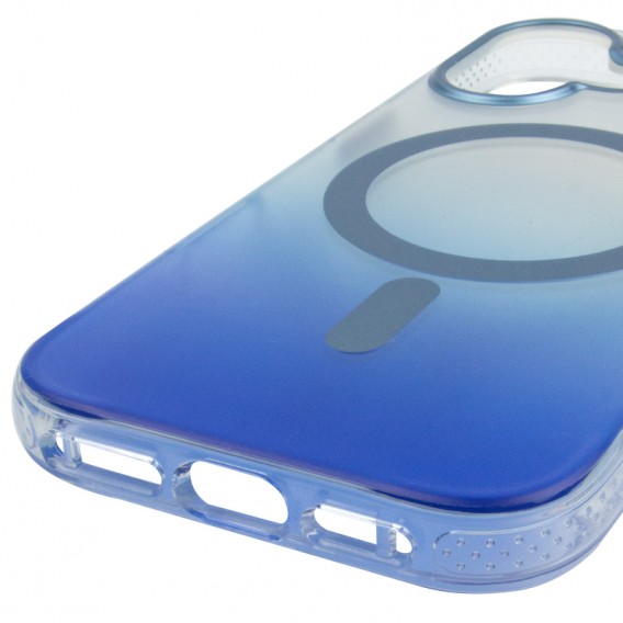 Чохол TPU+PC Phantom with MagSafe для Apple iPhone 16 (6.1") Blue