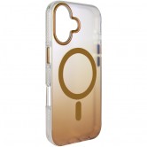Чехол TPU+PC Phantom with MagSafe для Apple iPhone 16 (6.1 дюйма) Golden Чехол TPU+PC Phantom with MagSafe для Apple iPhone 16 (6.1 дюйма) Golden