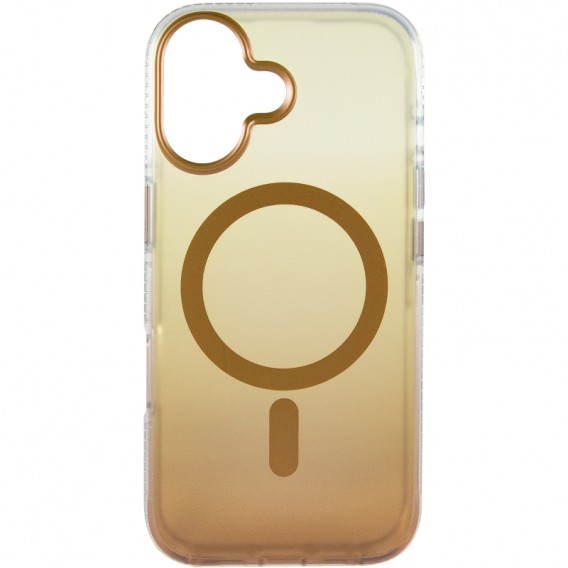 Чохол TPU+PC Phantom with MagSafe для Apple iPhone 16 (6.1") Golden