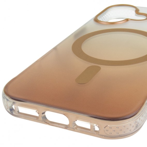 Чохол TPU+PC Phantom with MagSafe для Apple iPhone 16 (6.1") Golden